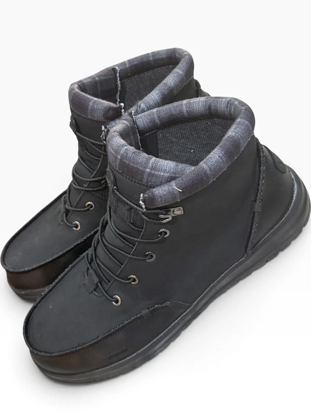 Hey Dude Bradley Classic Boots Men’s 13 Black Water Repellent NWT